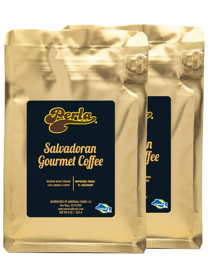 Perla Salvadoran Gourmet Coffee - 8 oz, PACK of 2 for wholesale by Amerisal Foods