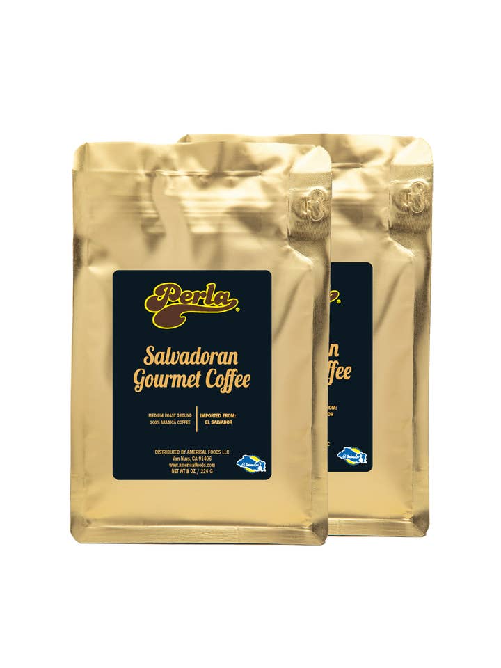 Perla Salvadoransk Gourmetkaffe - 8 oz, PAKKE med 2 for engroshandel hos Amerisal Foods