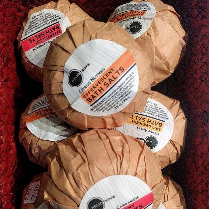 Heliotrope - Wholesale Bath Bomb/Fizz - Effervescent Bath Fizzies w/Jojoba & Protein (13 scents)3