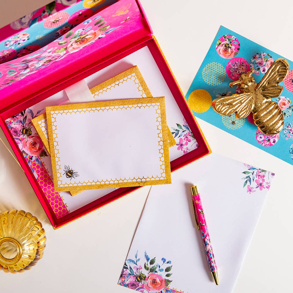 The Gifted Stationery Company – wholesale Kontorsmateriel/Notecard Set – Skrivset – Queen Bee3