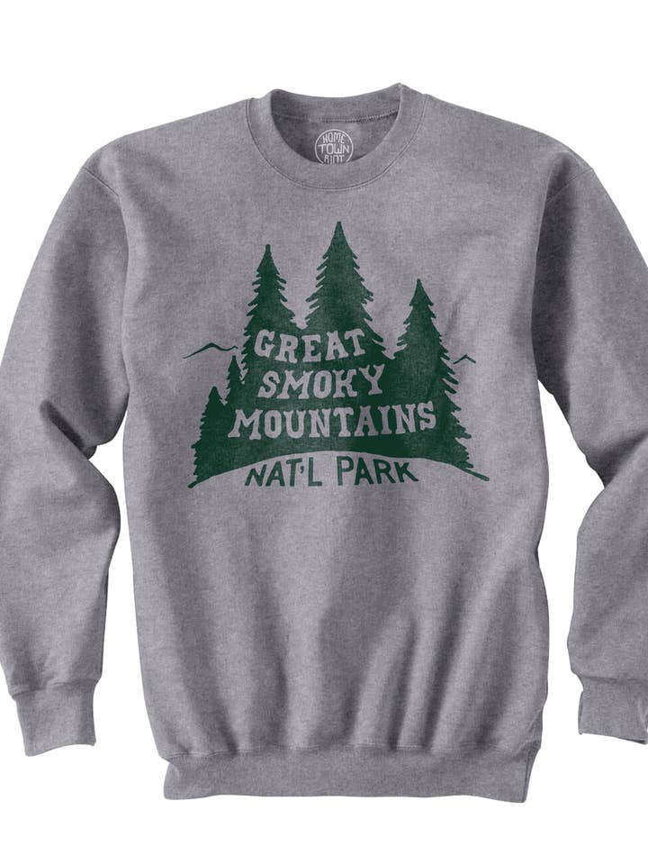 Sweatshirt mit dem Nationalpark Great Smoky Mountains für den Großhandel von HomeTown Riot