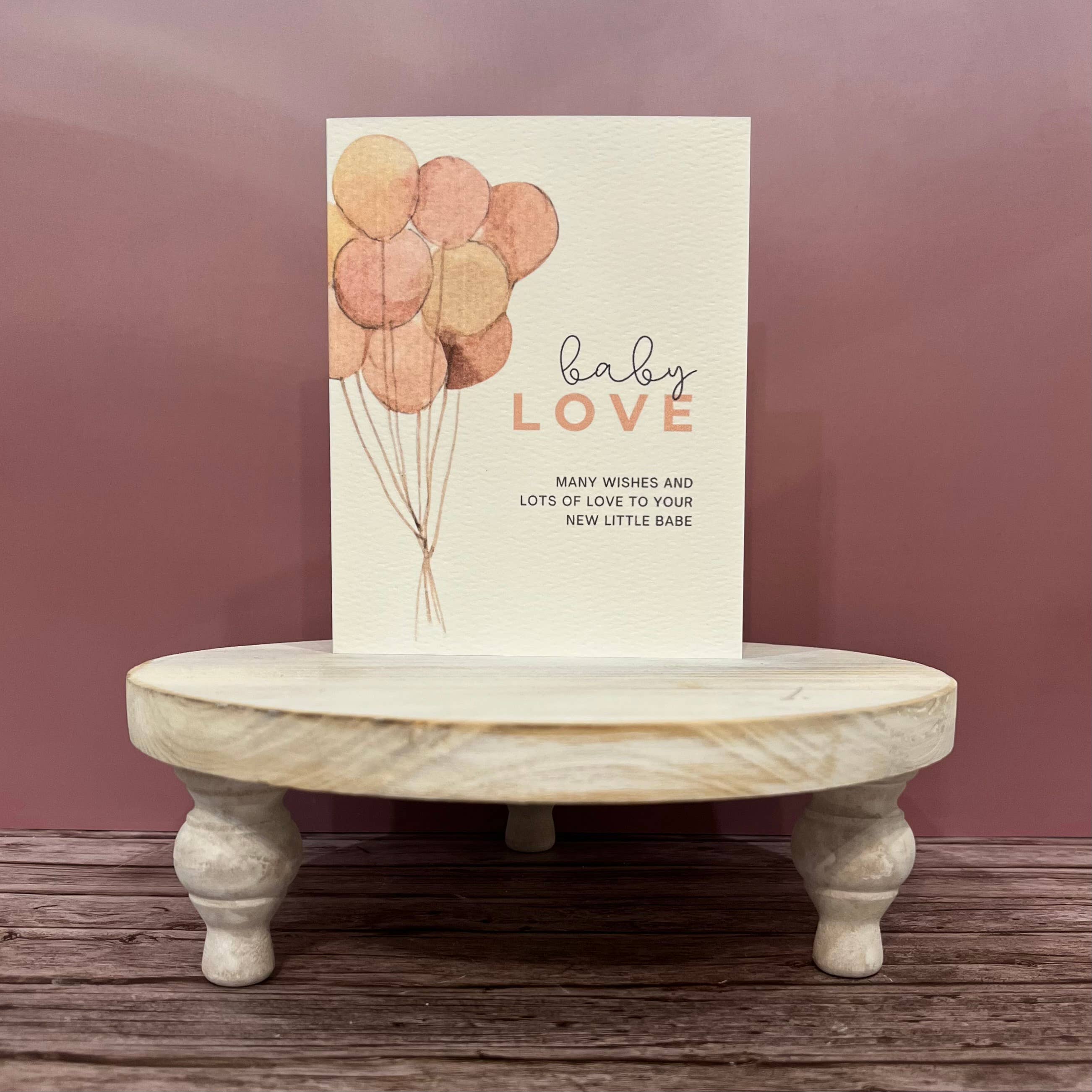 Paper Kuts - Wholesale Baby Card - "Baby Love" Welcome Baby Card - Includes Kraft Envelope1