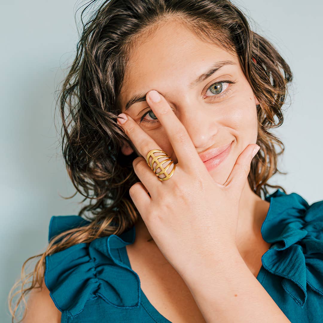 Ornamental Things - Wholesale Cocktail/Statement Ring - Gladiator Ring4