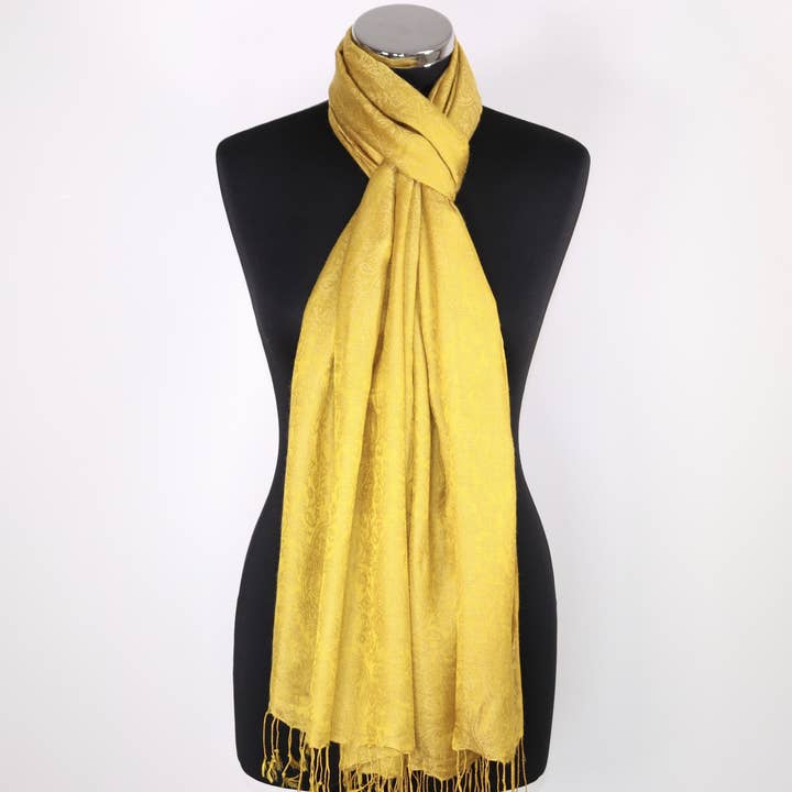 Raven Polyester Silk Scarf for wholesale by Tivello