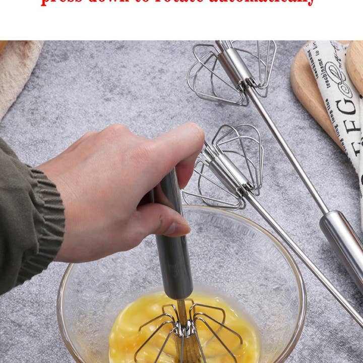 VIGOR – wholesale Kitchen tool/gadget – Professional Grade Rotating Semi-Automatic Eggbeater(10 Pack5