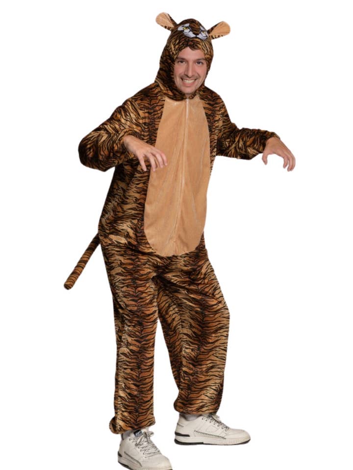 Partychimp - Wholesale Onesie - Men's - Onesie Tiger - Party Costume2