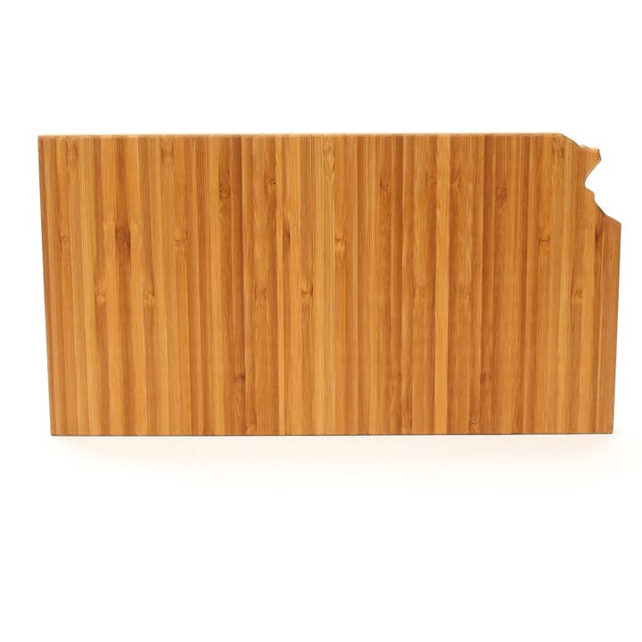 Kansas State Shape bambu ostbricka för wholesale av State Strong USA