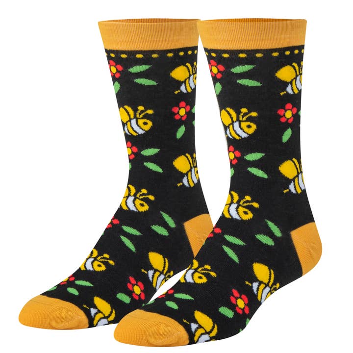 Crazy Socks - Wholesale Socks - Women's - Crazy Socks - Womens Crew - Bumble Bees