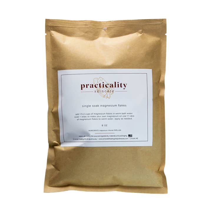 Practicality Skin & Body care - Wholesale Bath Salts - Magnesium Flakes Single soak0