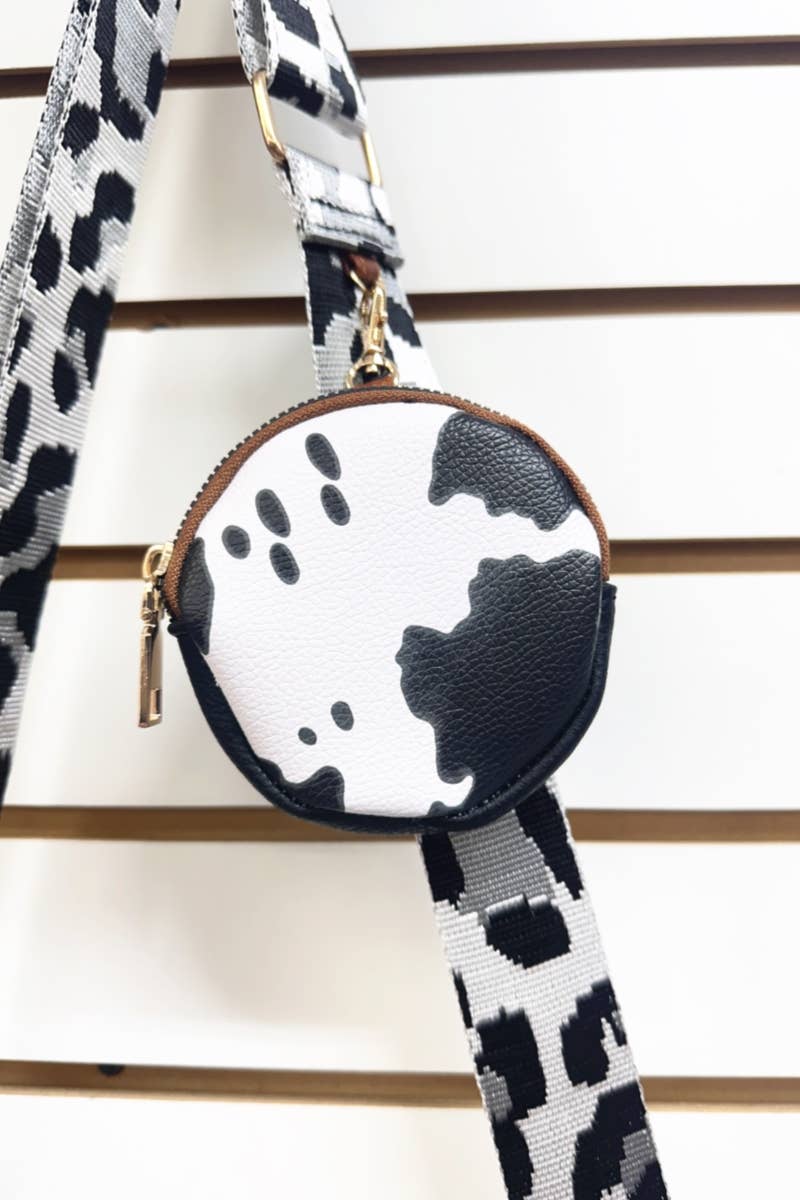 DESHENG ENTERPRISE - Wholesale Crossbody Bag - Women's - COW PRINT HANDBAG WIHT COIN PURSE 2