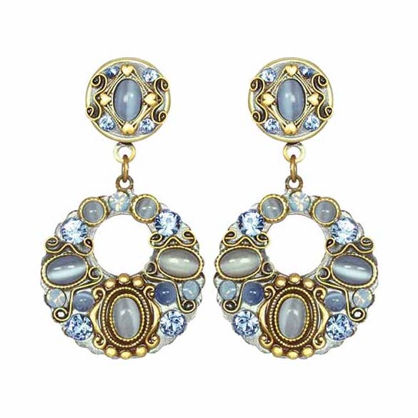 Bluebell Hoop Earrings for wholesale by Michal Golan Jewelry