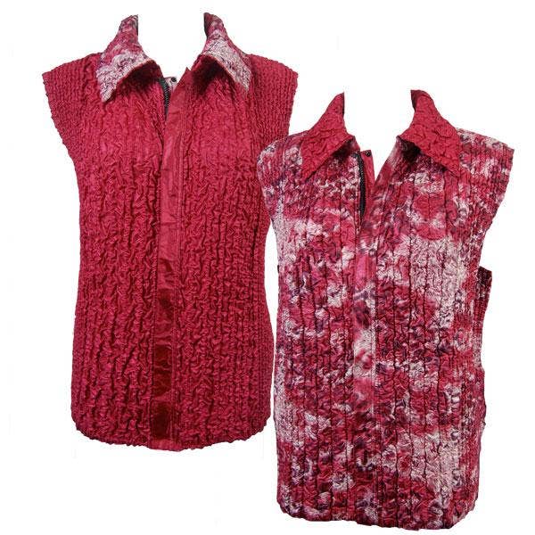 The Magic Scarf Company - Wholesale Outerwear Vest - Women's - 4537 - Quilted Reversible Vests40