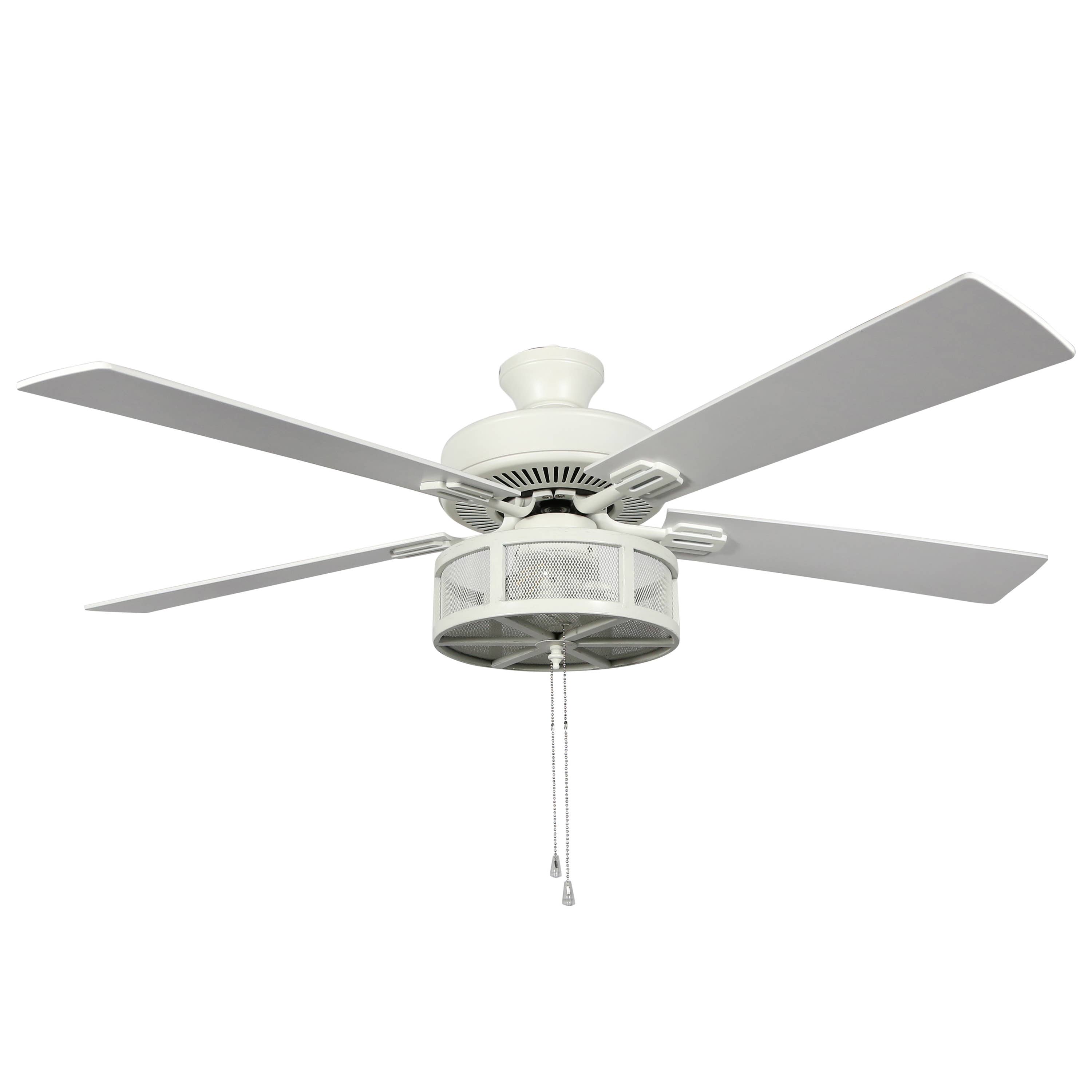 River of Goods - Wholesale Ceiling Fan - 52"W Easton White 5-Blade LED Ceiling Fan2