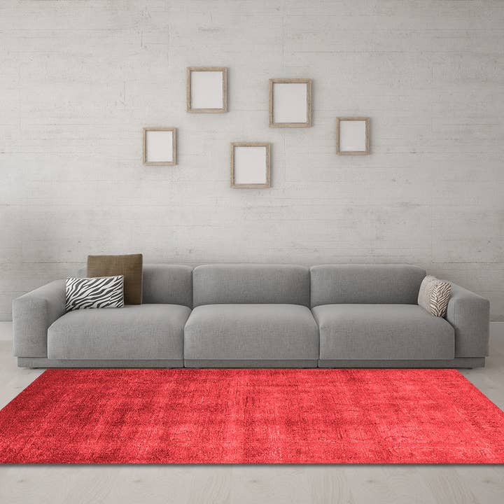 Machine Washable Oriental Red Industrial Area Rugs for wholesale by Ahgly