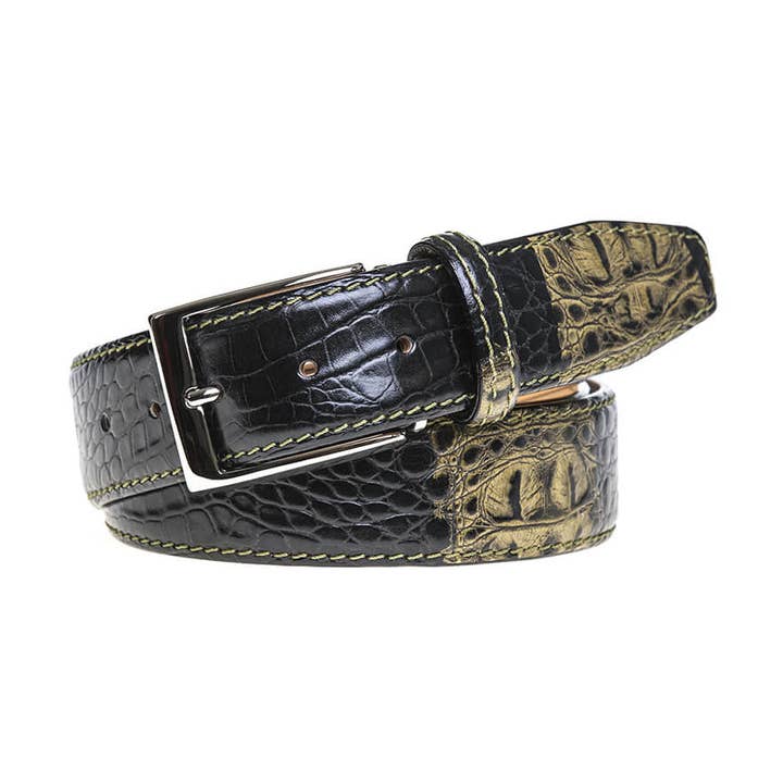 Olive Vintage Twice riem voor wholesale door Roger Ximenez