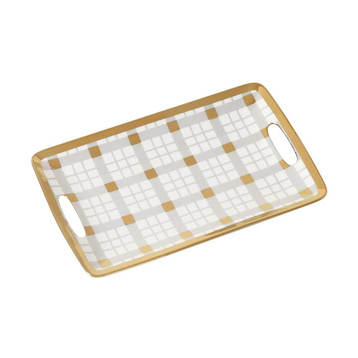 Vassoio piccolo - 30,5x19,1x2,5 cm - PER LE VACANZE per la vendita all'ingrosso da parte di Pampa Bay