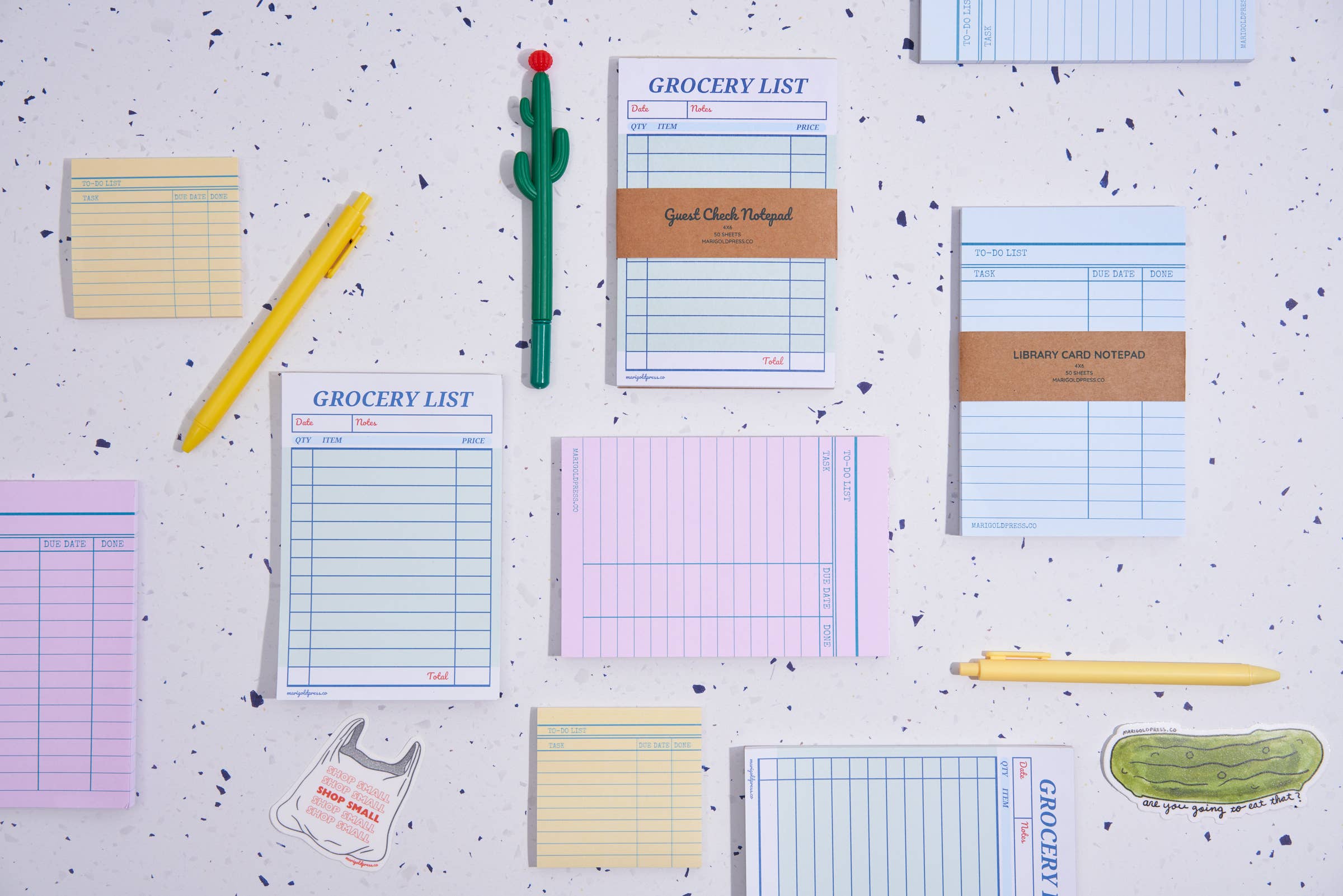 Marigold Press - Vente Blocs-notes - Bloc-notes pour commandes clients et liste de courses6