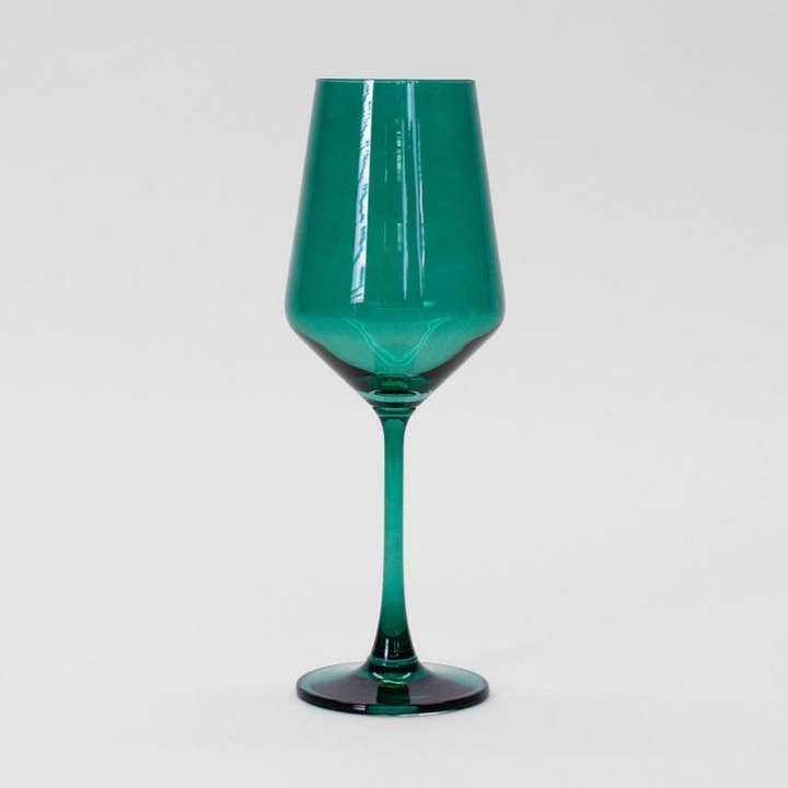 Emerald Green - Colored Wine Glass for wholesale by GlassHauseCo