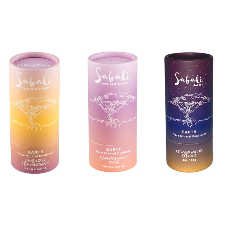 EARTH Trace Mineral Deodorant - 36-pack - 55% rabatt på detaljhandeln för wholesale av Sabali Pure