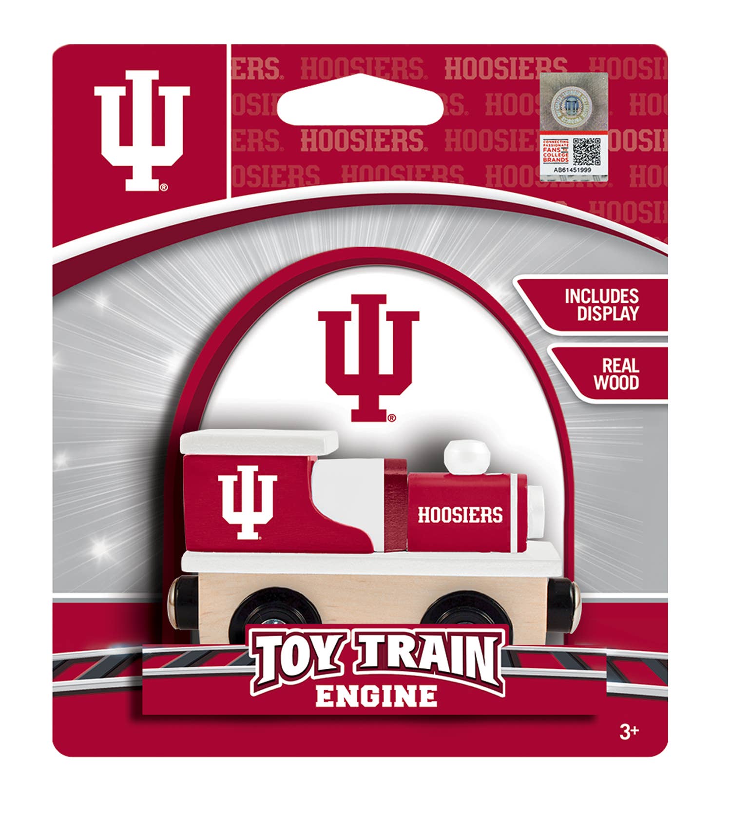 Masterpieces Puzzles - Wholesale Wood Toy - Kids - Indiana Hoosiers Toy Train Engine1