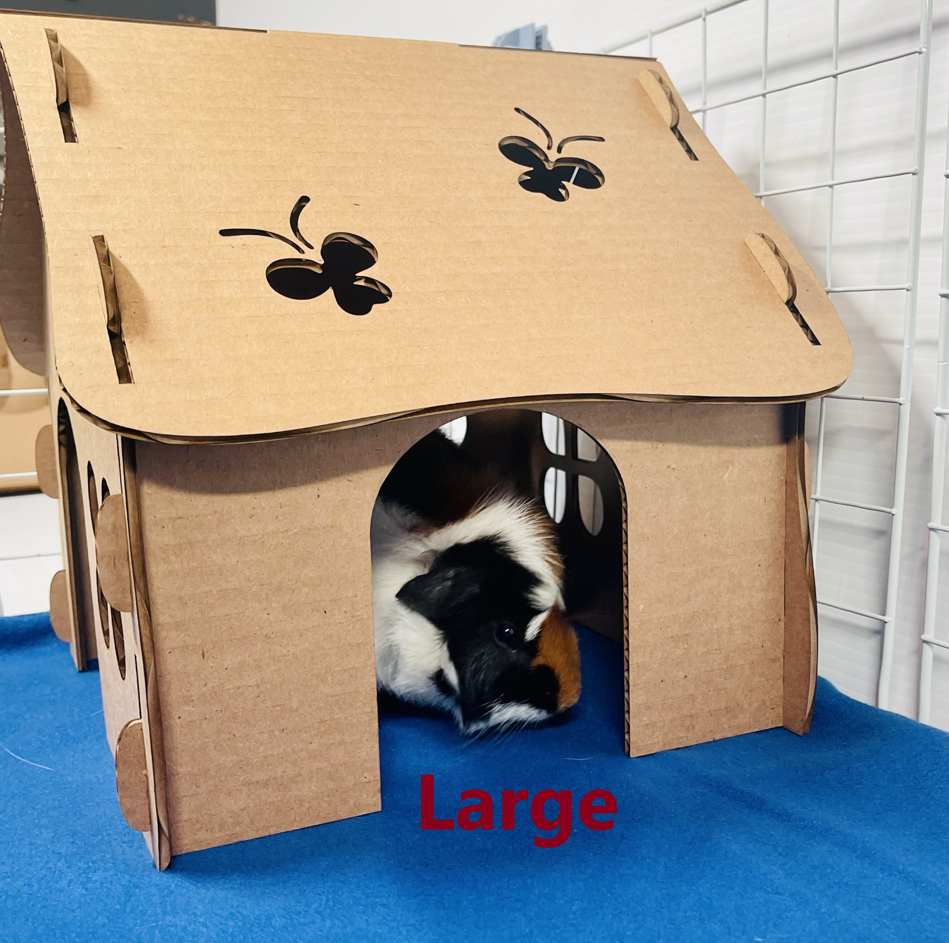 Grannys Little Homes - Wholesale Pet Toy - Not Cat/Dog - Cardboard Butterfly Hidey1