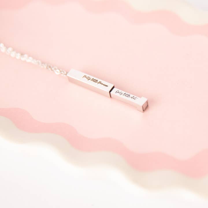 The Blush Hut - Wholesale Pendant/Charm Necklace - Pretty Little Princess Hidden Necklace – Book Lover Jewelry2