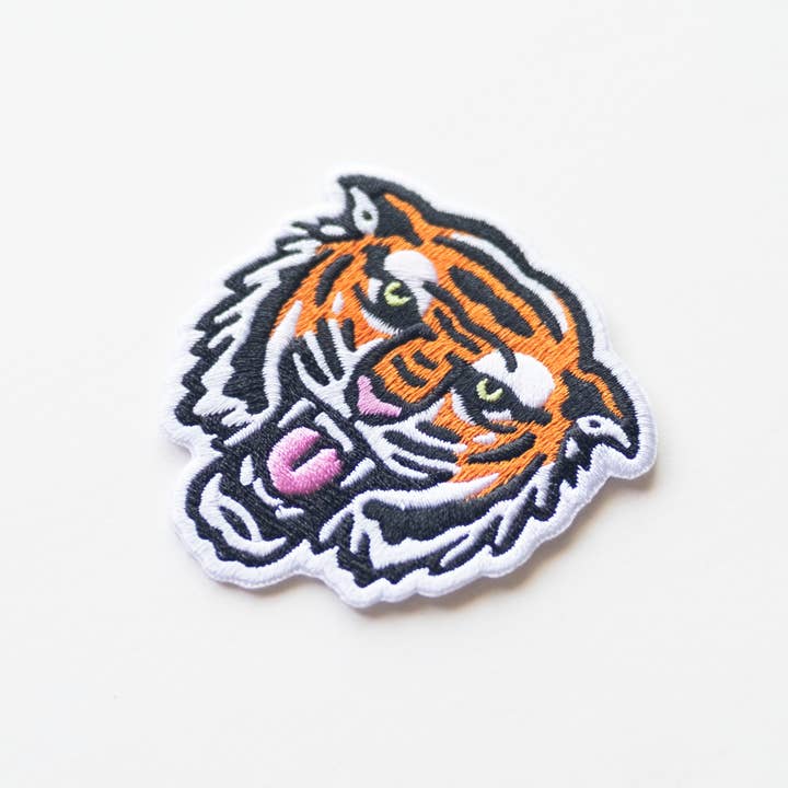 Union Made - Wholesale Patch - Bengal Tiger Face Embroidered Iron on Patch3