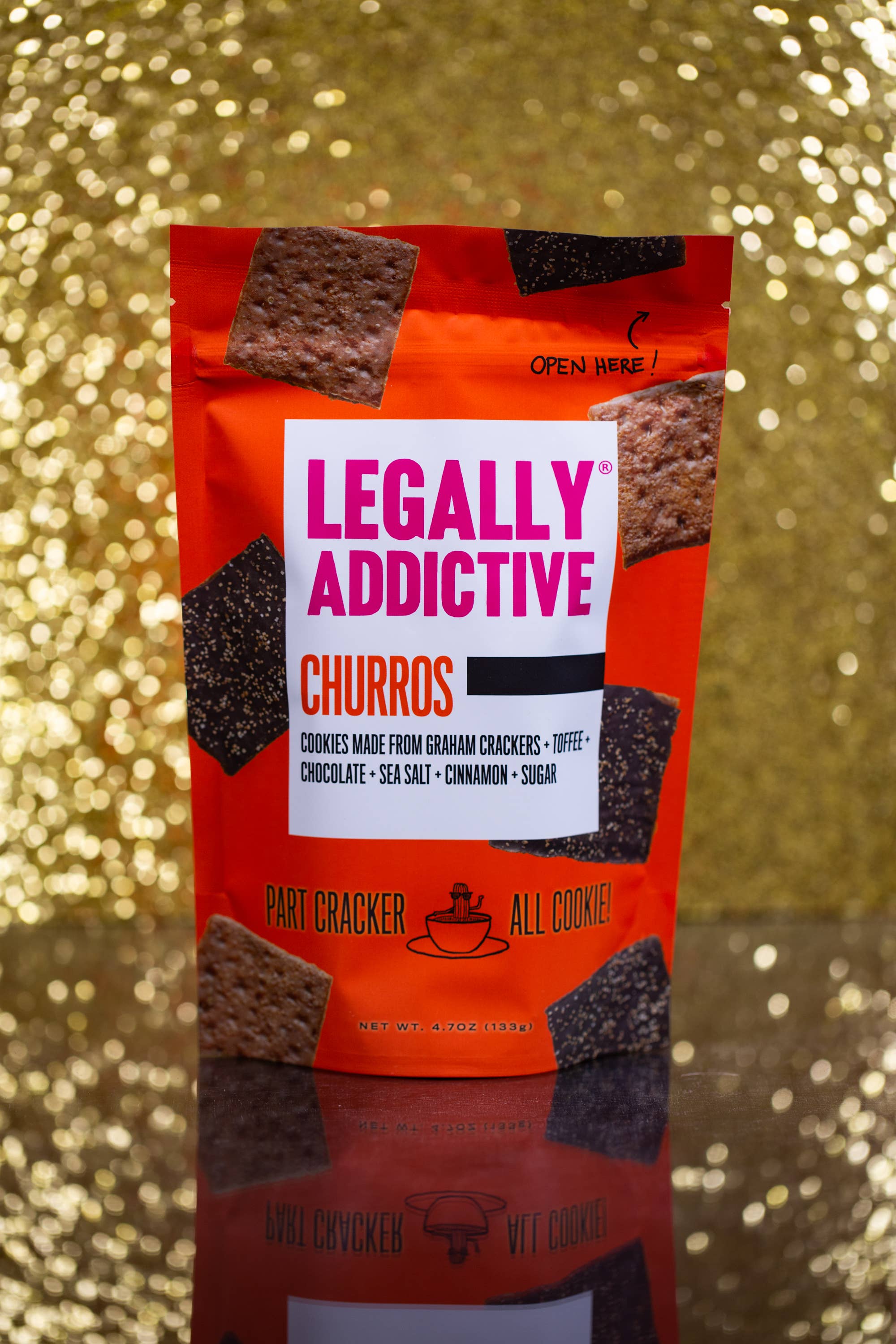 Legally Addictive Foods - Wholesale Cookie - Churros! Toffee and Chocolate Covered Cookie3