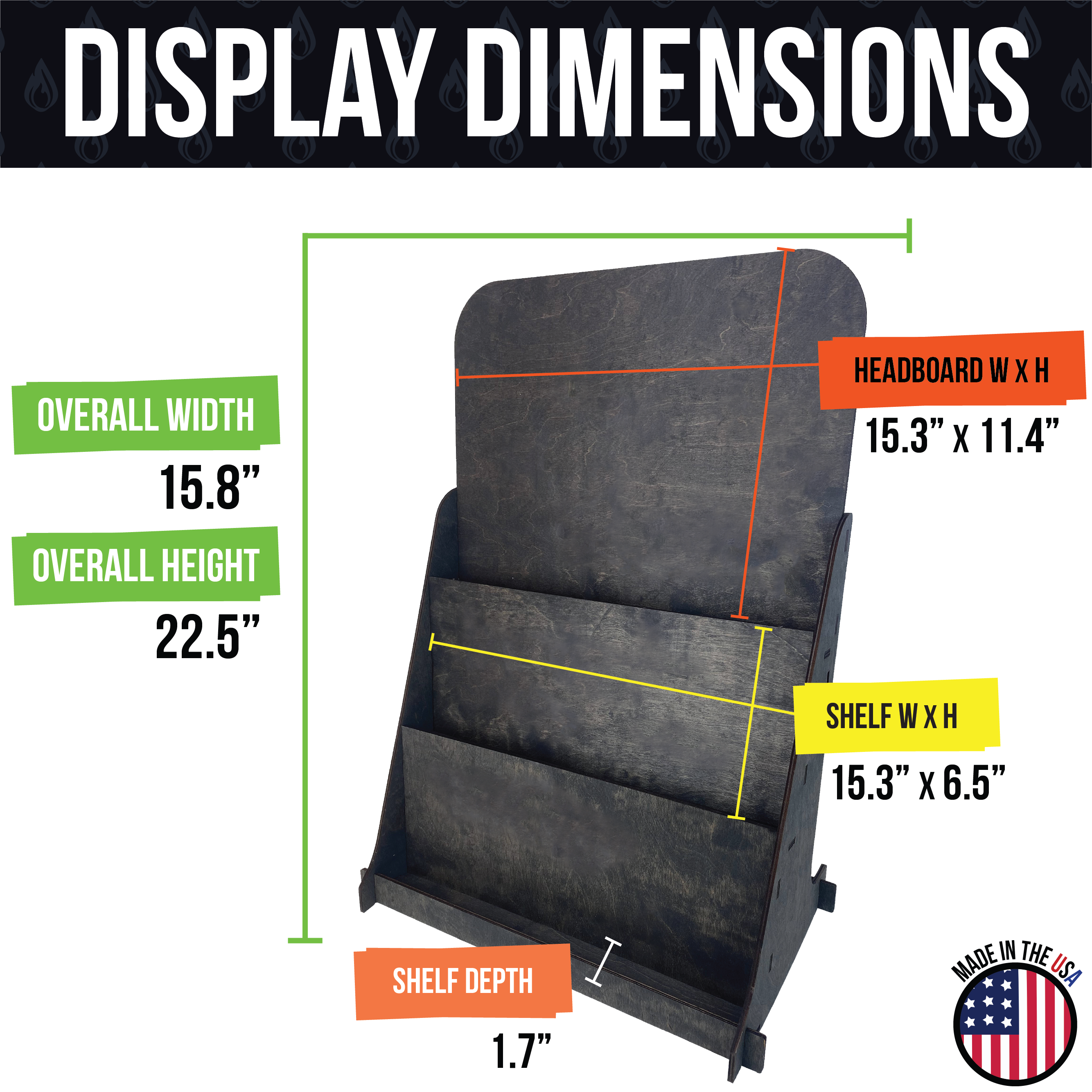 Torched Displays - Wholesale Retailer Display - Paper & Novelty - 3 Tier Stationary Greeting Card Display16