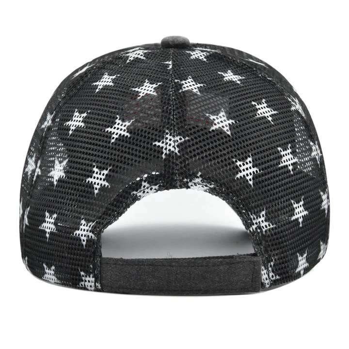 Syrrios Gifts LLC - Wholesale Trucker hat – Unisex - USA Flag Mesh Trucker Hat Distressed Vintage Look Cap Patrio7