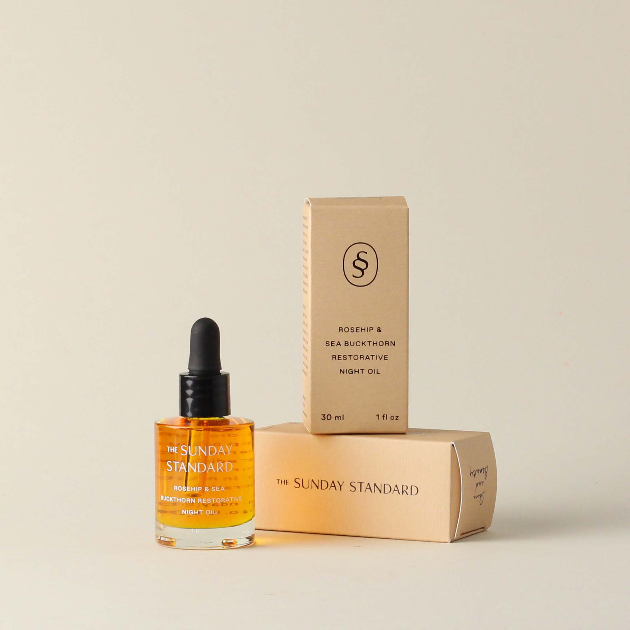 The Sunday Standard - Wholesale Facial Oil - Rosehip & Sea Buckthorn Restorative Night Oil