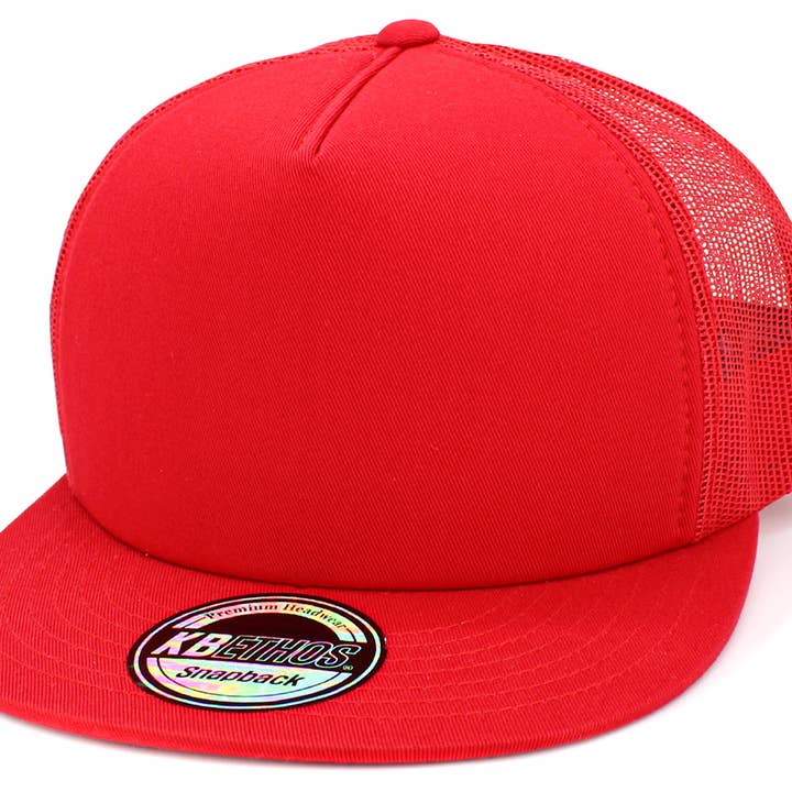 KBETHOS - Wholesale Trucker Hat - Unisex - Five Panel Flat Brim Trucker9