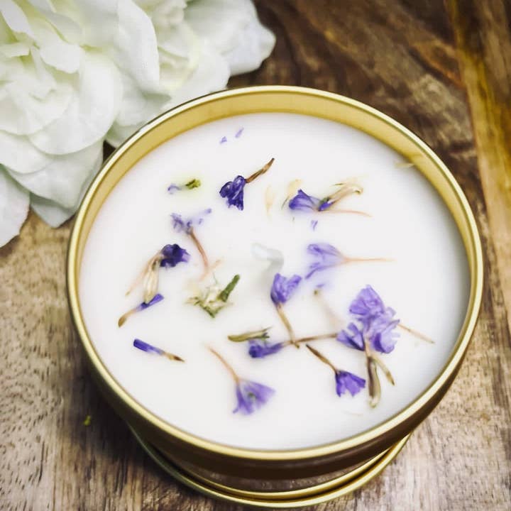 PLUM ORCHID + DAHALIA Soy Wax Candle for wholesale by WILD Scentsibility
