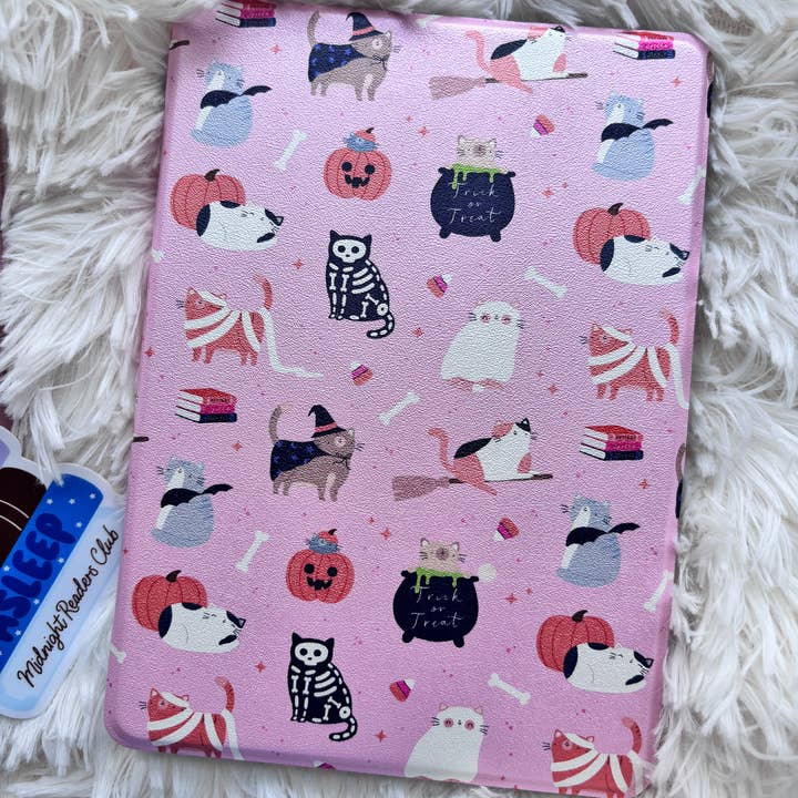 Market by Mari - Wholesale Book Cover - OOPS - Halloween Cats Clear Back and Handstrap Case 0