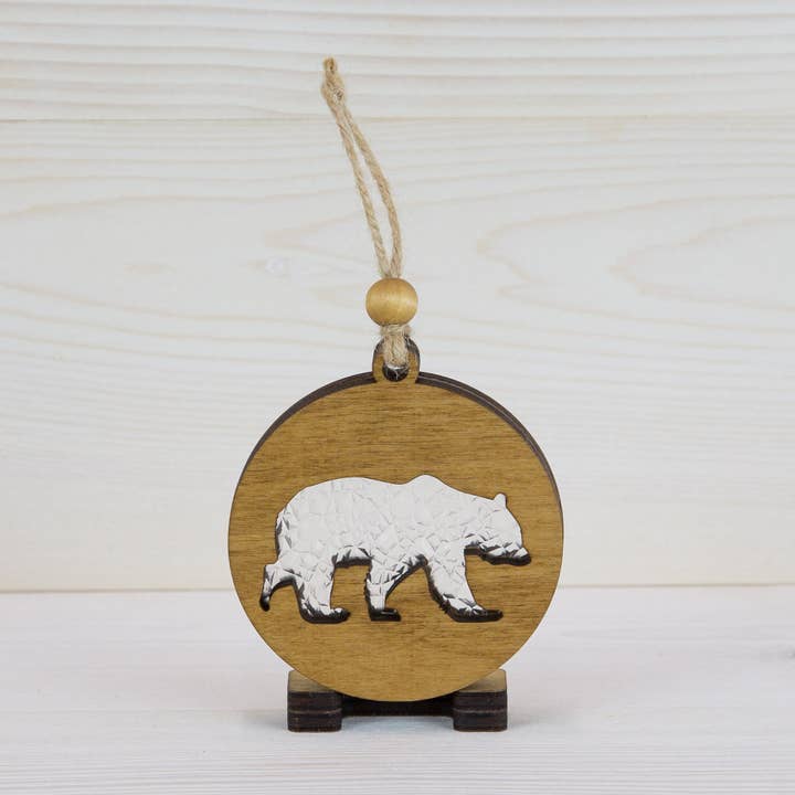 Bear Pride Ornament for wholesale by Beyond The Kerf