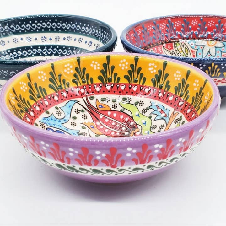 Natto USA - Wholesale Bowl - Turkish Ceramic 5" Bowls Garden3