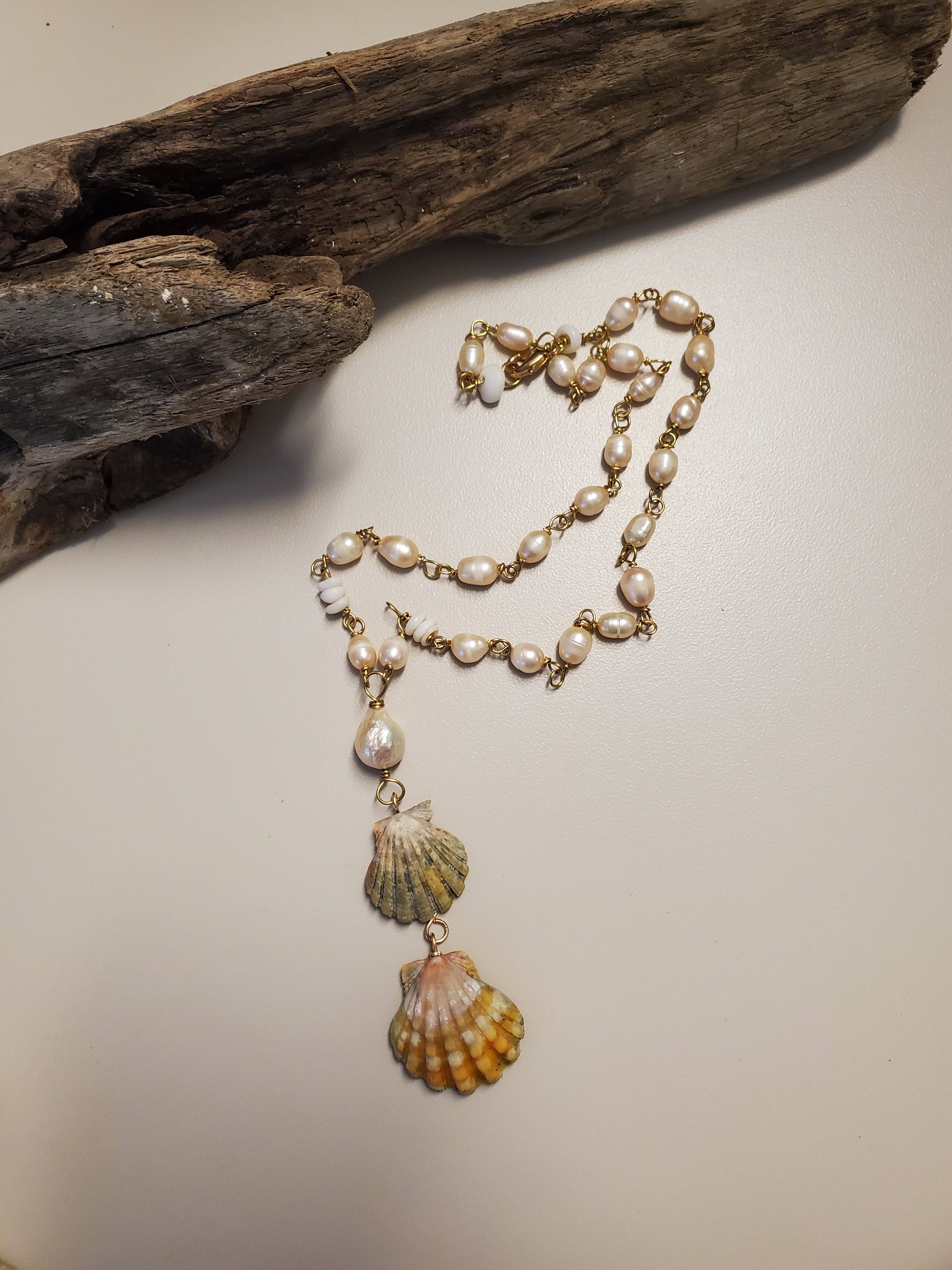 Sassy Wahine Designs - Wholesale Pendant/Charm Necklace - Sunrise & Fresh Water Pearls6