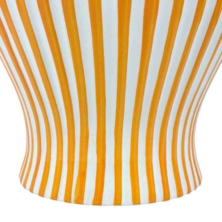 Galt International Company - Vente Vases - Vase en céramique rayé Candy Cane 18"20