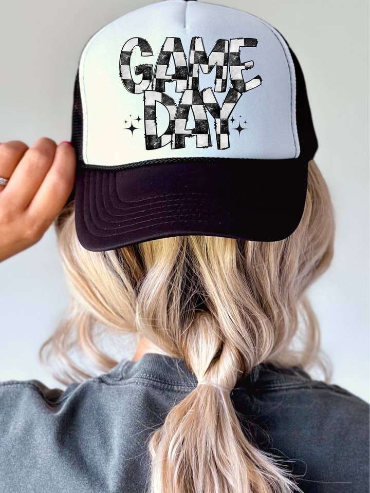Casquette Gameday Checkered Mascot Trucker pour la vente par Keep it Gypsy