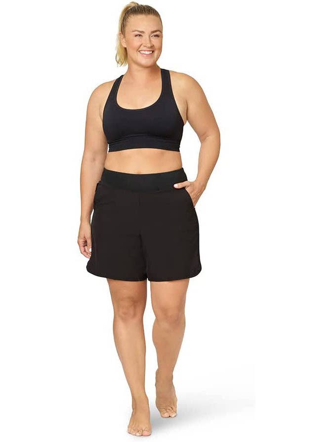 Svart 7" Riviera Boardshorts i Plus-size för wholesale av Maui Rippers