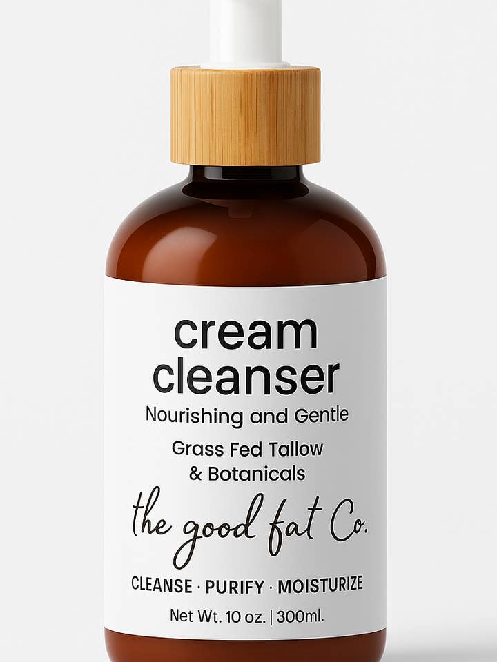 Best Seller 5-Star Tallow Cream Face Wash  for wholesale by TheGoodFatCo