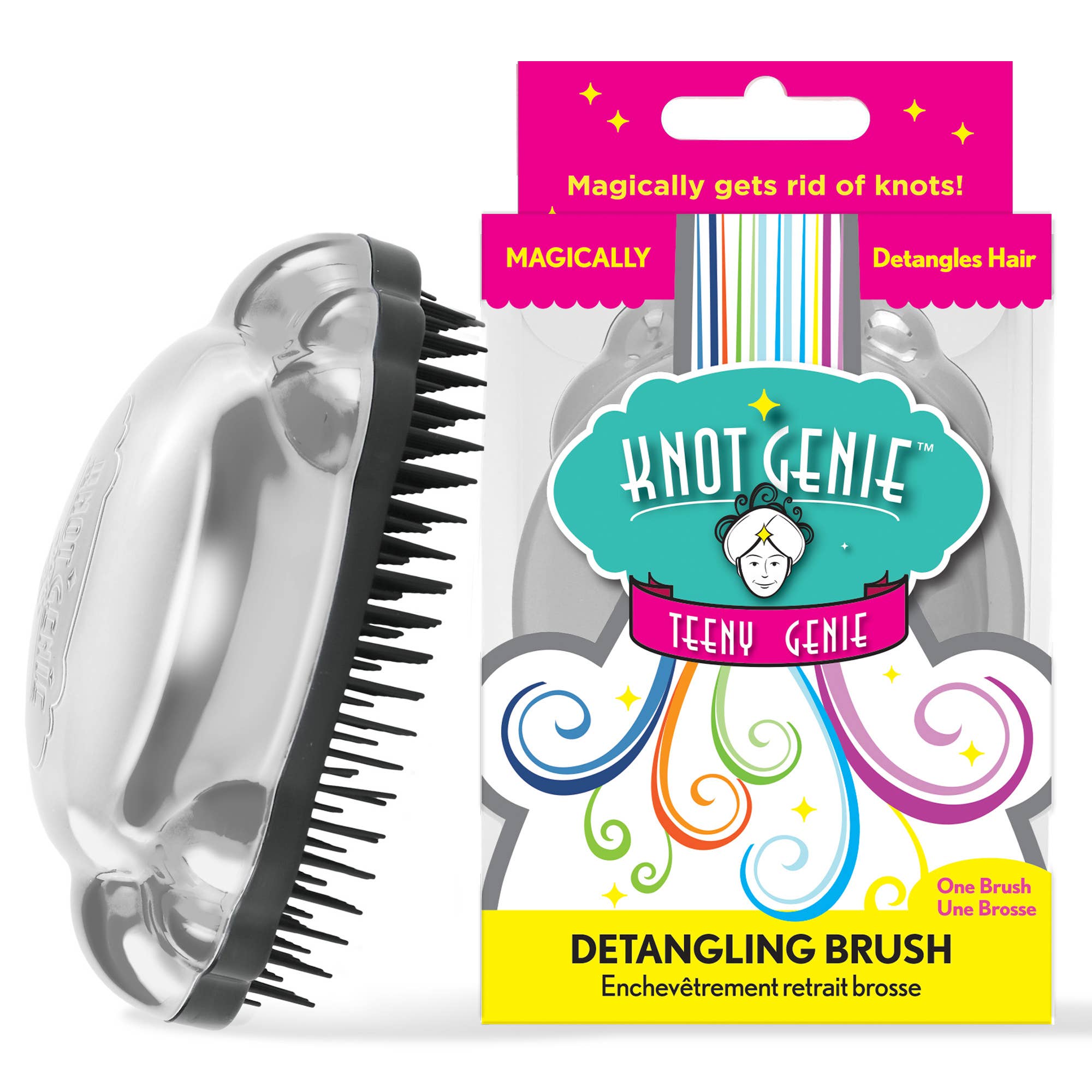 Knot Genie - Wholesale Hair Brush/Comb - Kids & Baby - Teeny Genie Kids’ Detangling Hair Brush – Small Size32