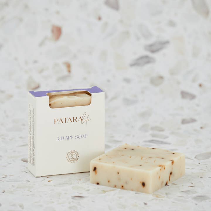 Patara Life - Wholesale Bar Soap - Grape Cold Pressed Olive Oil Soap Bar1