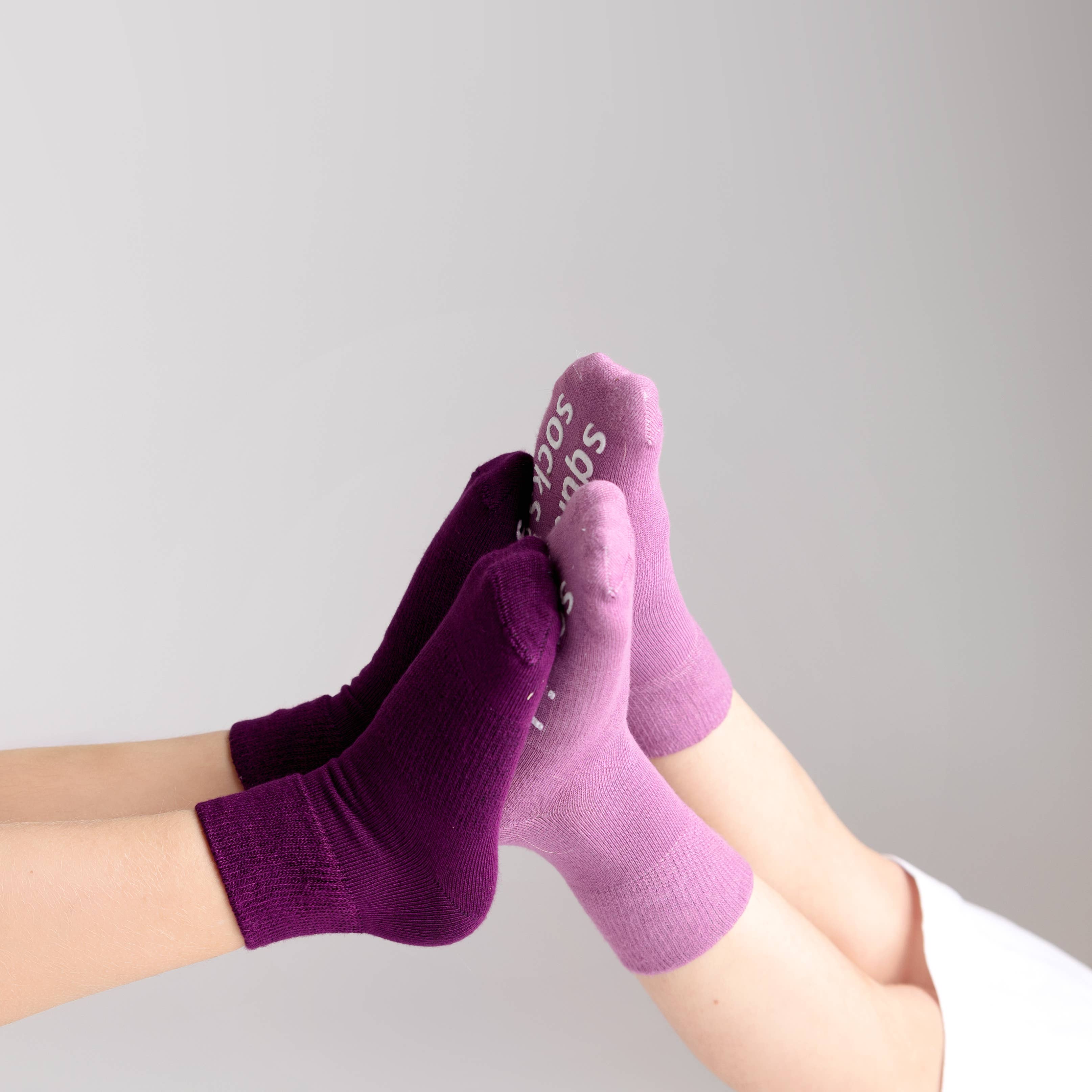 squid socks - Venta al por mayor Calcetines - Bebés - Orchid - Calcetines antideslizantes para bebé en colores lila, lavanda y ciruela5
