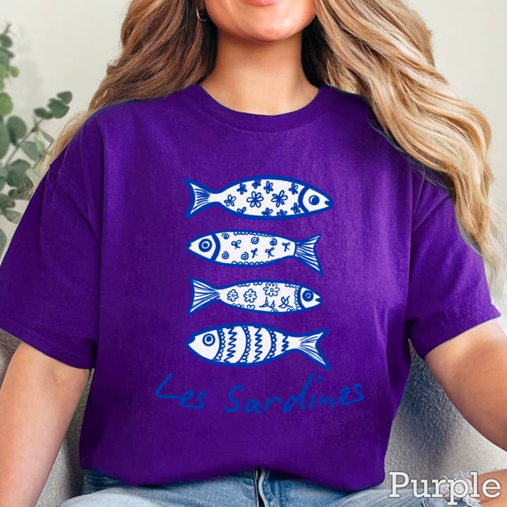Shoppe SHC - Wholesale T-Shirt (Graphic) - Women's - Les Sardines Coastal Women’s Graphic Tee | Gildan17