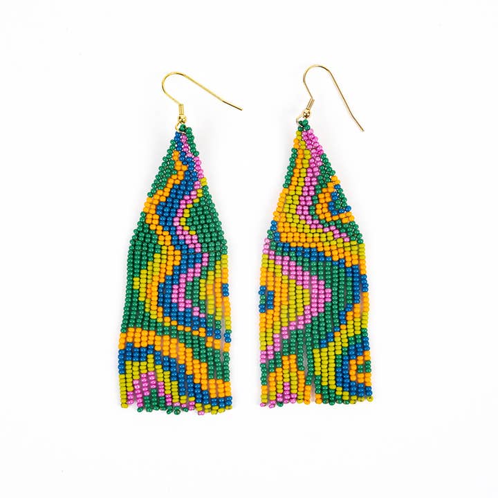 Altiplano - Wholesale Tassel Earrings - Psychedelic Fringe Earrings