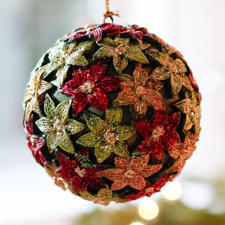 3" Stargazer Ball Ornament (Trad. Green) for wholesale by Dekorasyon Gifts Decor