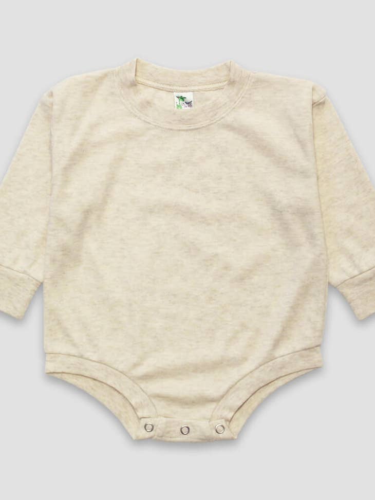Wholesale Laughing Giraffe Blanks Baby Long Sleeve Bubble Romper for