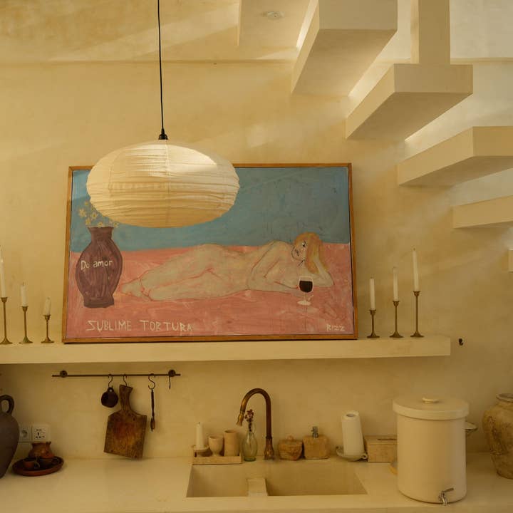 Pink Haley - Wholesale Lampshade - Oval Shape Linen Pendant Light Shade6