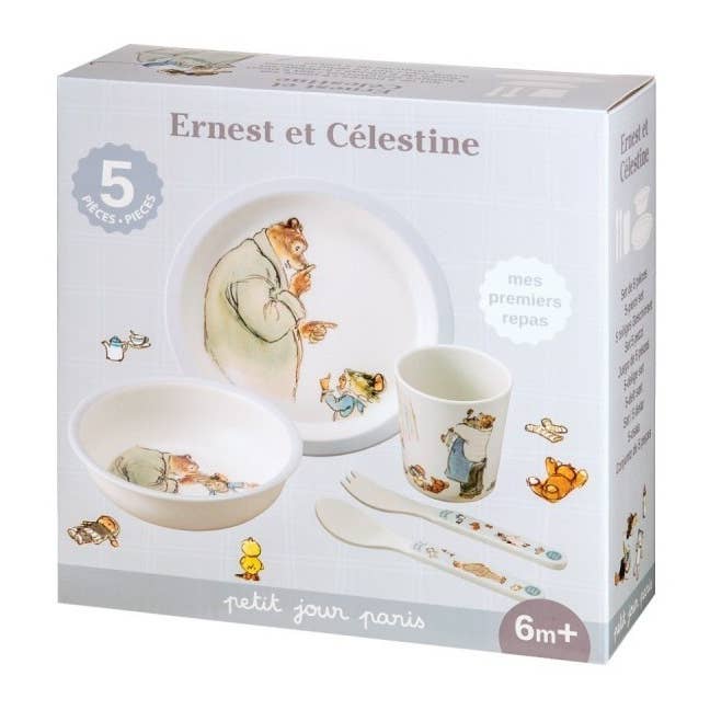 EC701K - caixa de presente de 5 peças Ernest & Célestine por atacado de Petit Jour Paris